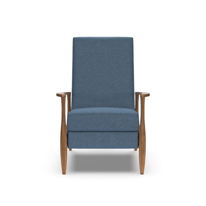 Aston Recliner in Archer Navy Fabric