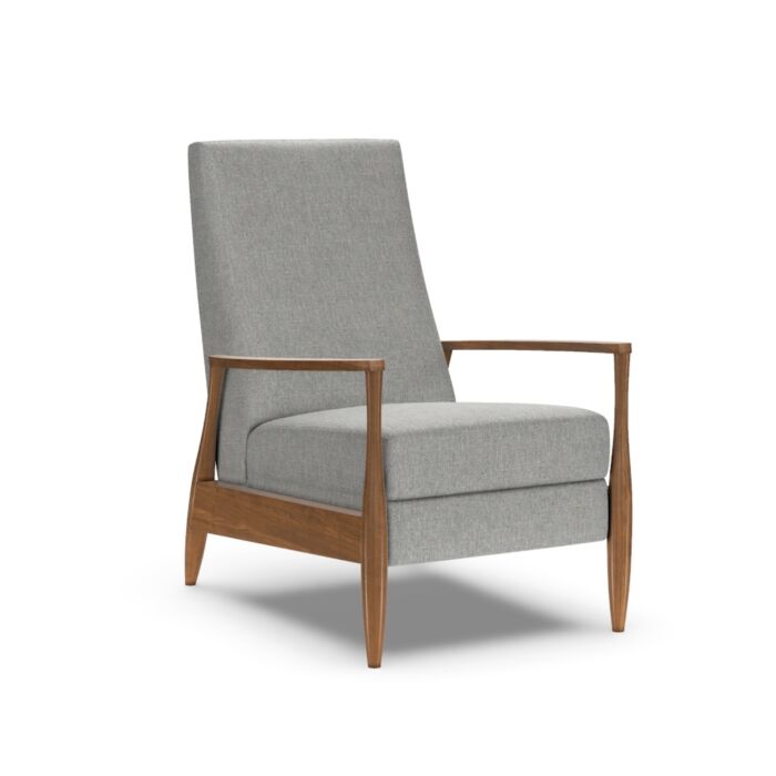 Aston Recliner with Walnut Base
