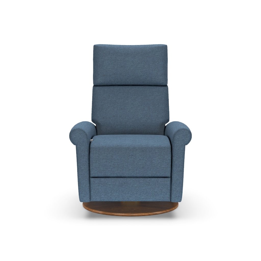 Adley Recliner in Archer Navy Fabric