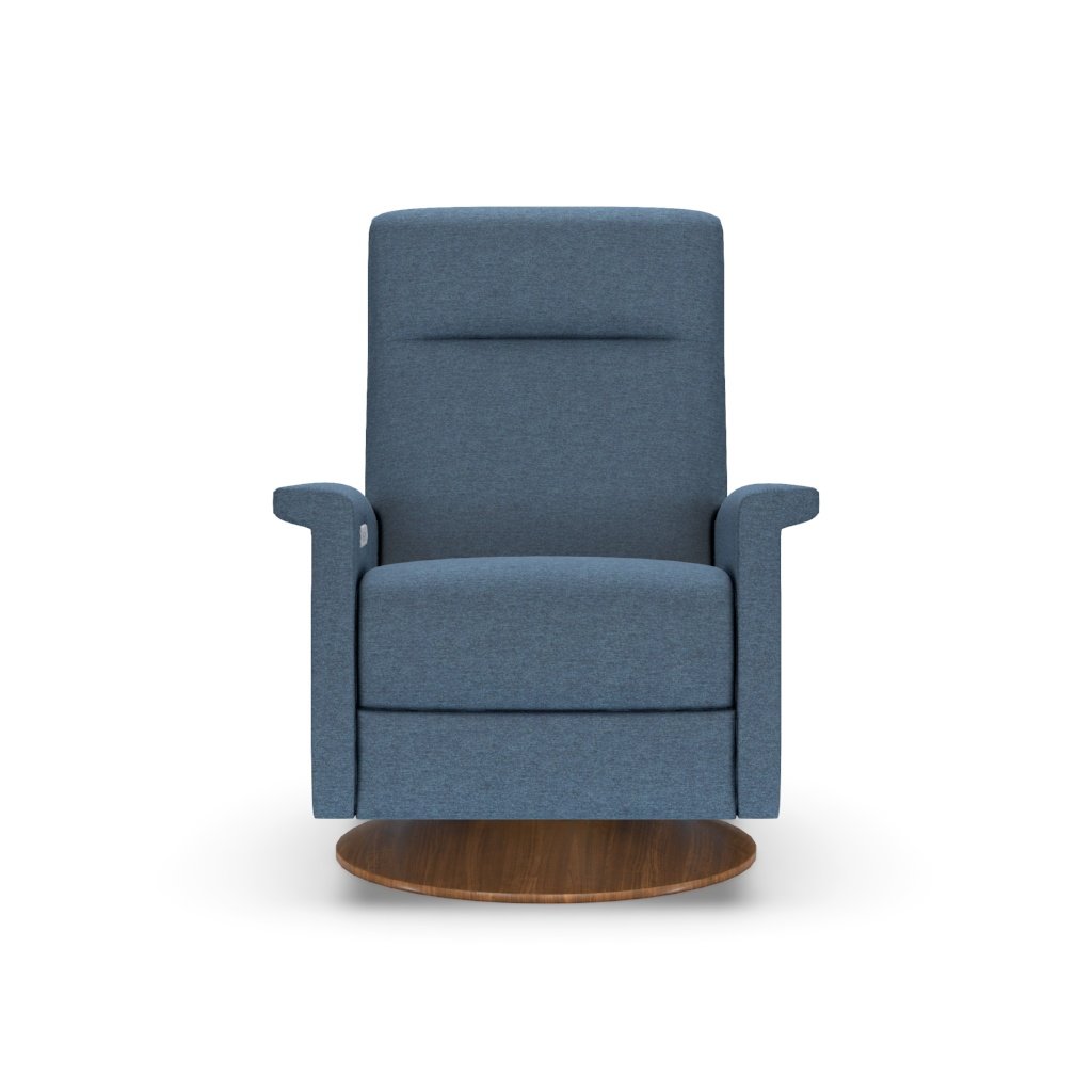 Fallon Recliner in Archer Navy Fabric