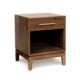 Mansfield 1 Drawer night stand in Walnut by Copeland