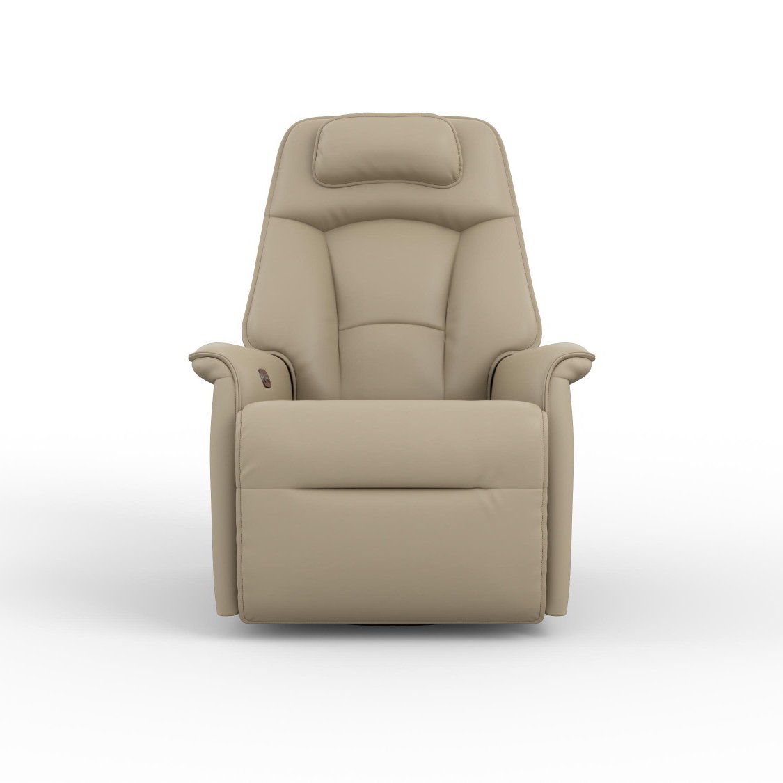 Stockholm Recliner in AL Latte Leather