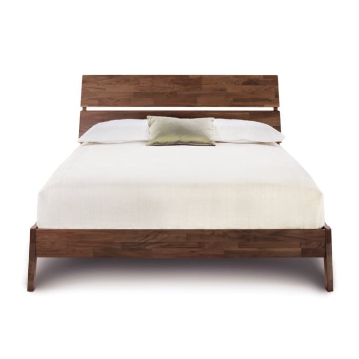 Linn Bed in Walnut Head On