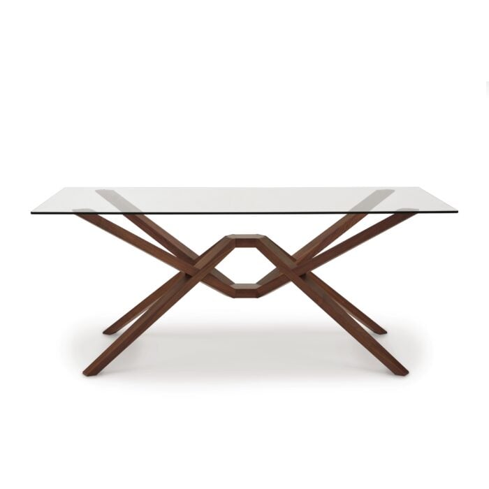 Exeter Glass Top Table Head on