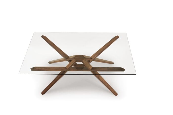 Exeter Glass Top Dining Table by Copeland Furniture - Image 3