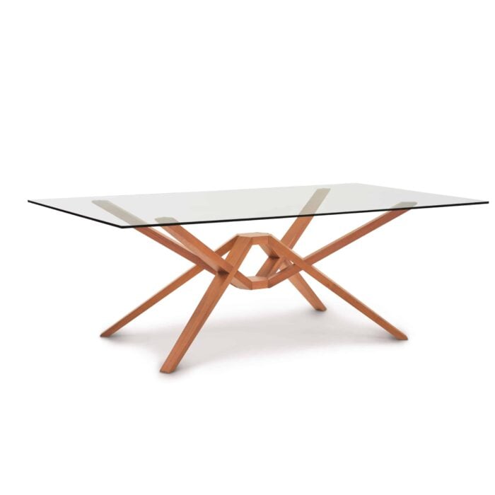 Exeter Glass Top in Cherry