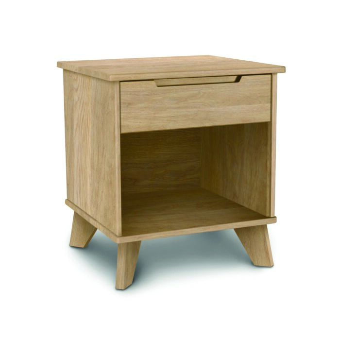Linn 1 Drawer Nightstand in Oak - Image 2