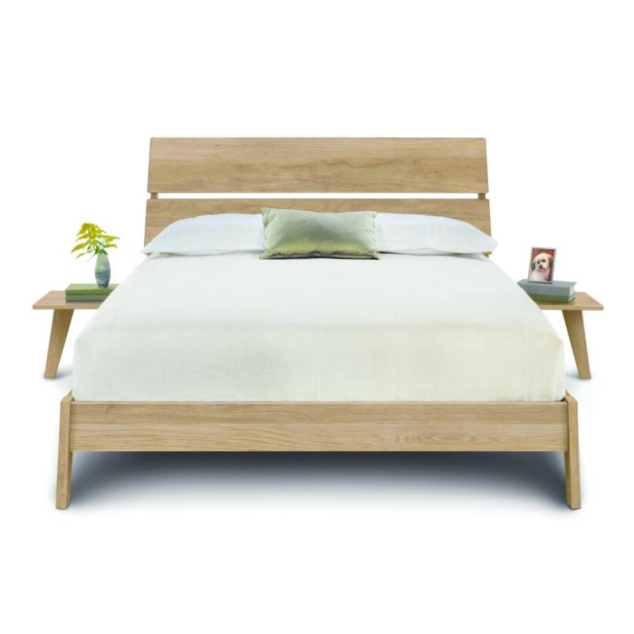 Linn Bed in Oak with nightstand