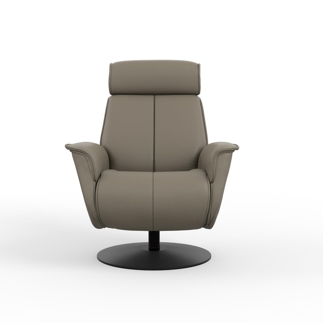 Bo Recliner in AL Cement Leather