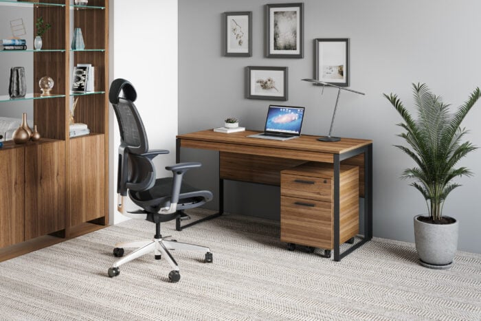 Desk in office