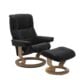 Stressless Recliner Classic Base Paloma Black Leather