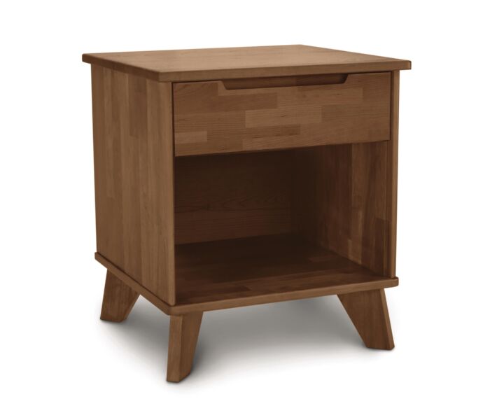 Linn 1 Drawer Nightstand in Saddle Cherry - Image 2