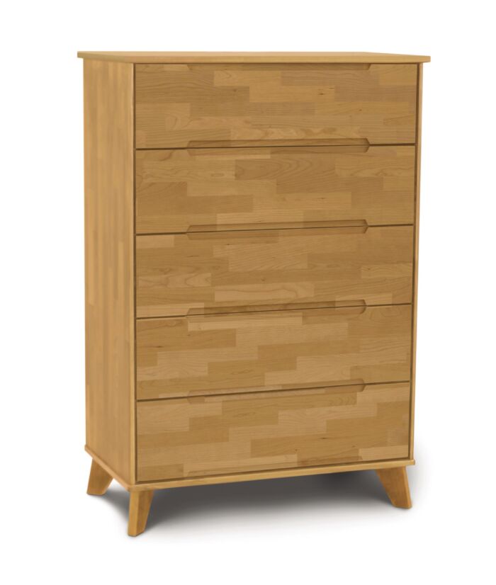 Linn 5 Drawer Dresser in Natural Cherry