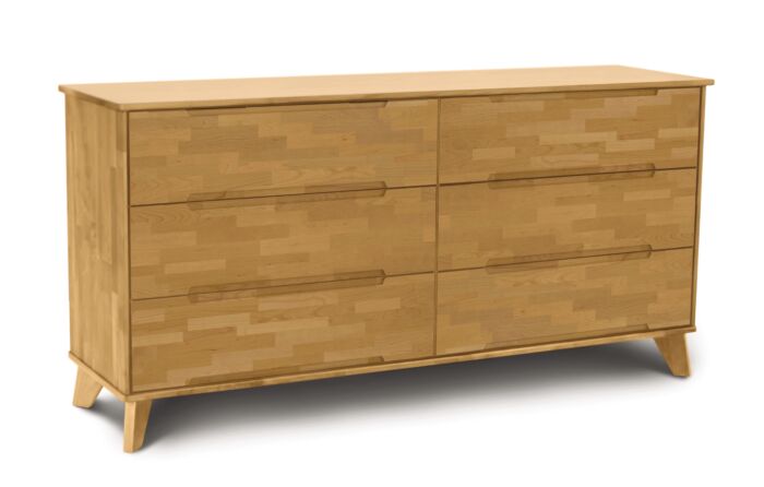 Linn 6 Drawer Dresser in Natural Cherry