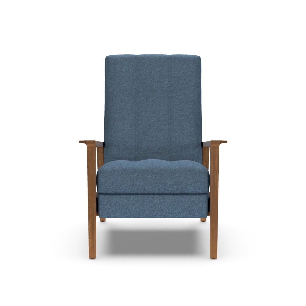 Callum Recliner in Archer Navy Fabric
