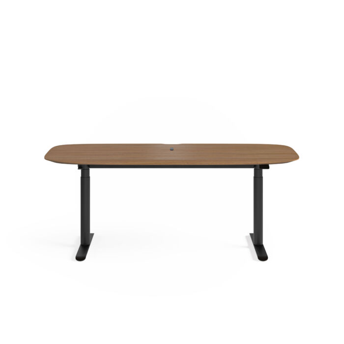 Soma 6352 Desk Seated in Natural Walnut