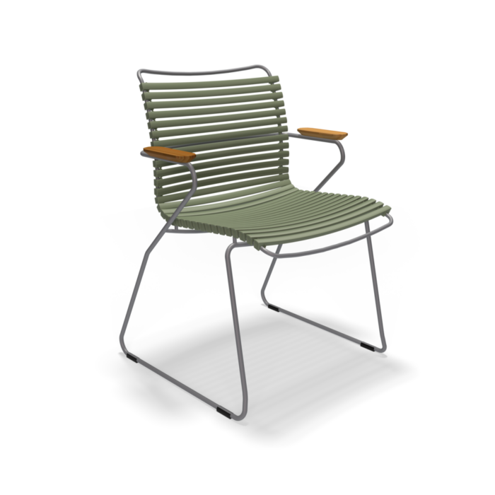Click Dining Chair with Armrest