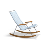 Dusty Light Blue Rocking Chair with arms by Houe