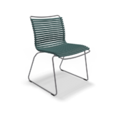 Houe Outdoor Dining Chair Without Armrests Pine Green