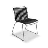 Houe Outdoor Dining Chair Without Armrests Black