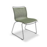 Houe Outdoor Dining Chair Without Armrests Olive Green