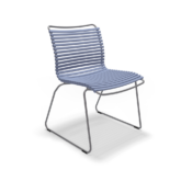 Houe Outdoor Dining Chair Without Armrests Pigeon Blue