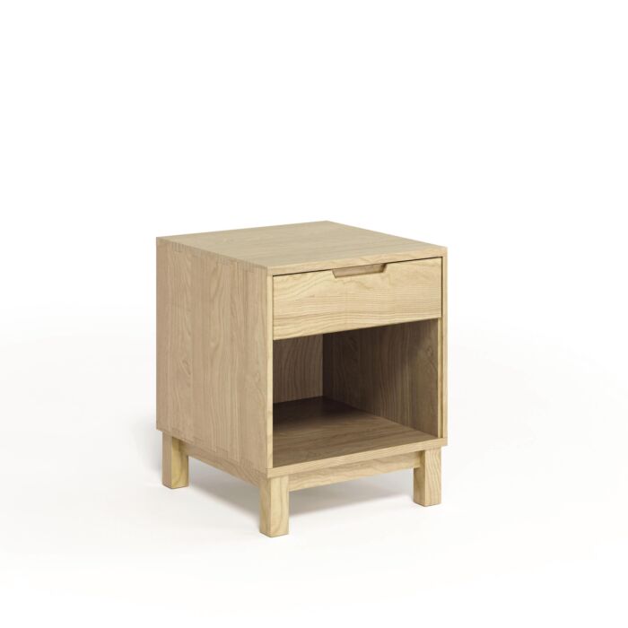 Oslo 1 Drawer N/S in Bright Oak