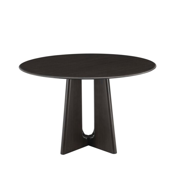 Luna Round Dining Table - Caviar