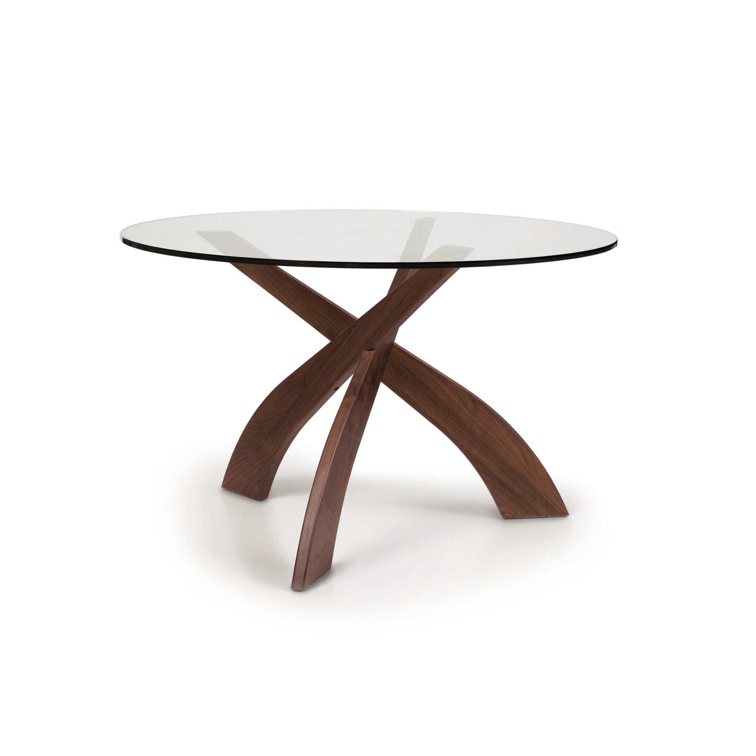 Entwine Dining Table 48" Round in Walnut