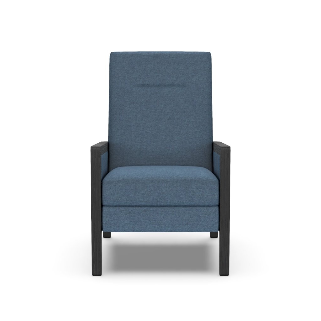Evander Recliner in Archer Navy Fabric