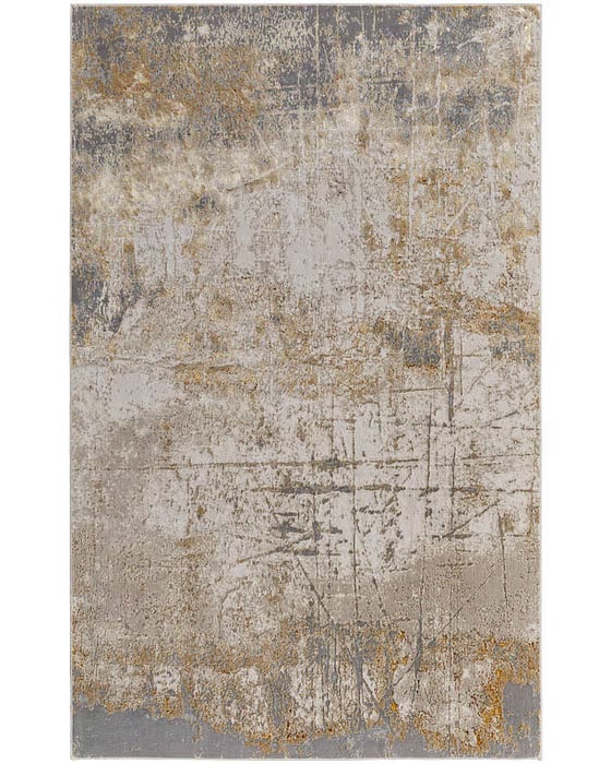 Aur39LF Gold/Gray Rug