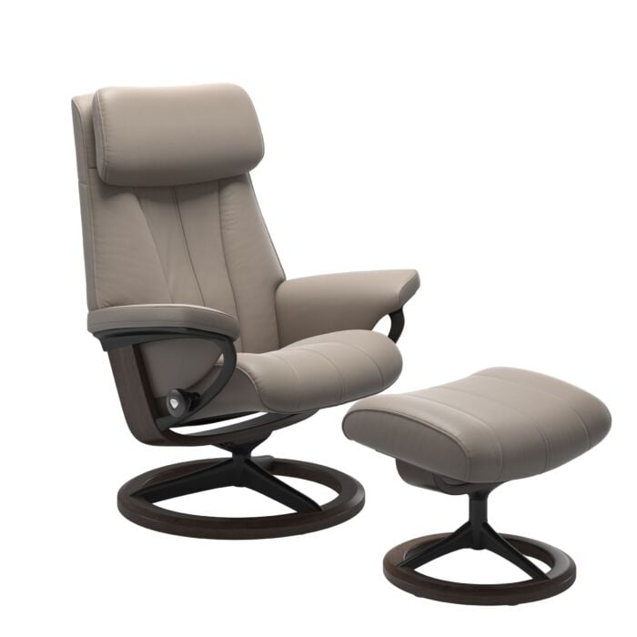 Paul Recliner - Paloma Mushroom Leather
