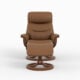 Anne Recliner in AL Cigar with Walnut Base