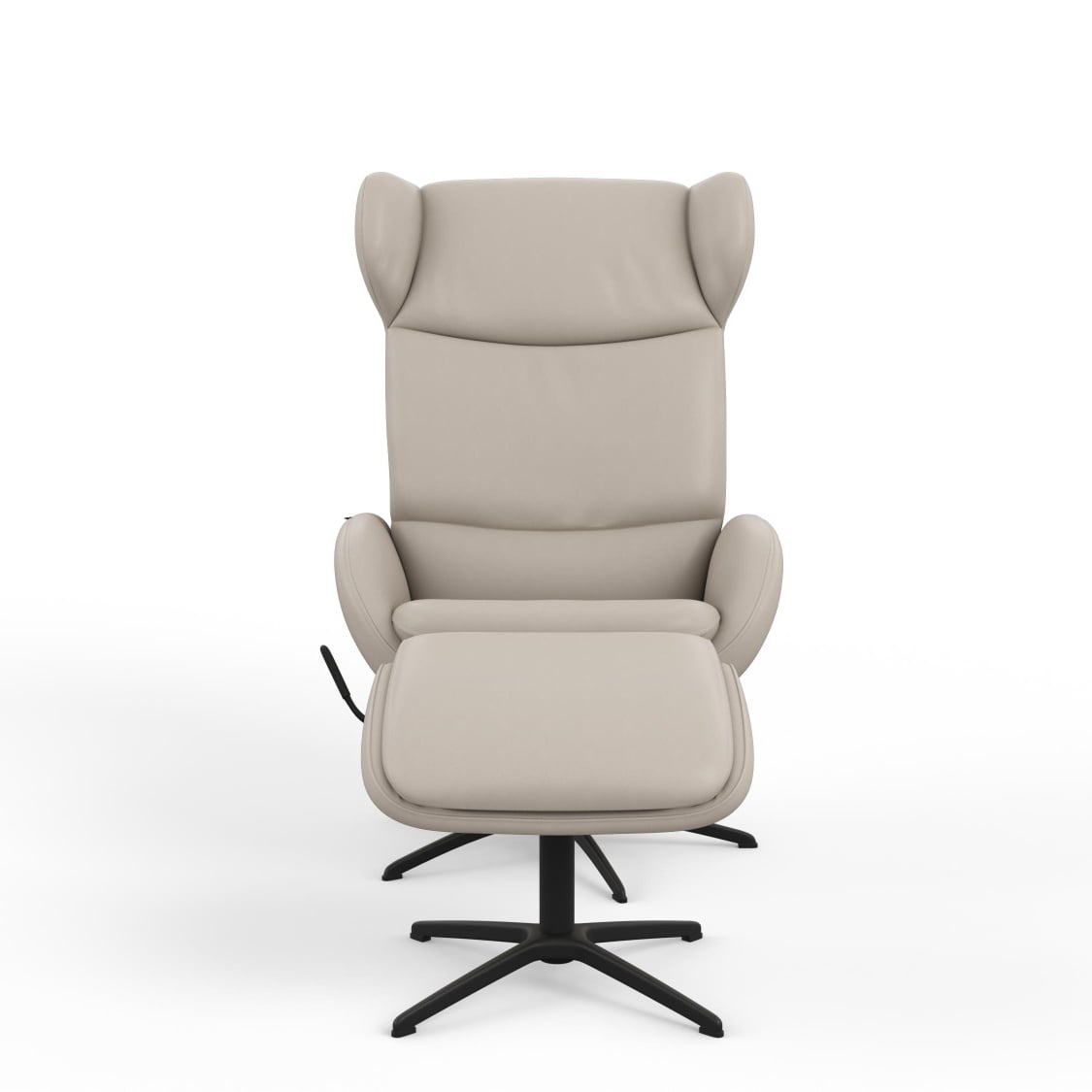 Stella Recliner in AL Ivory Leather