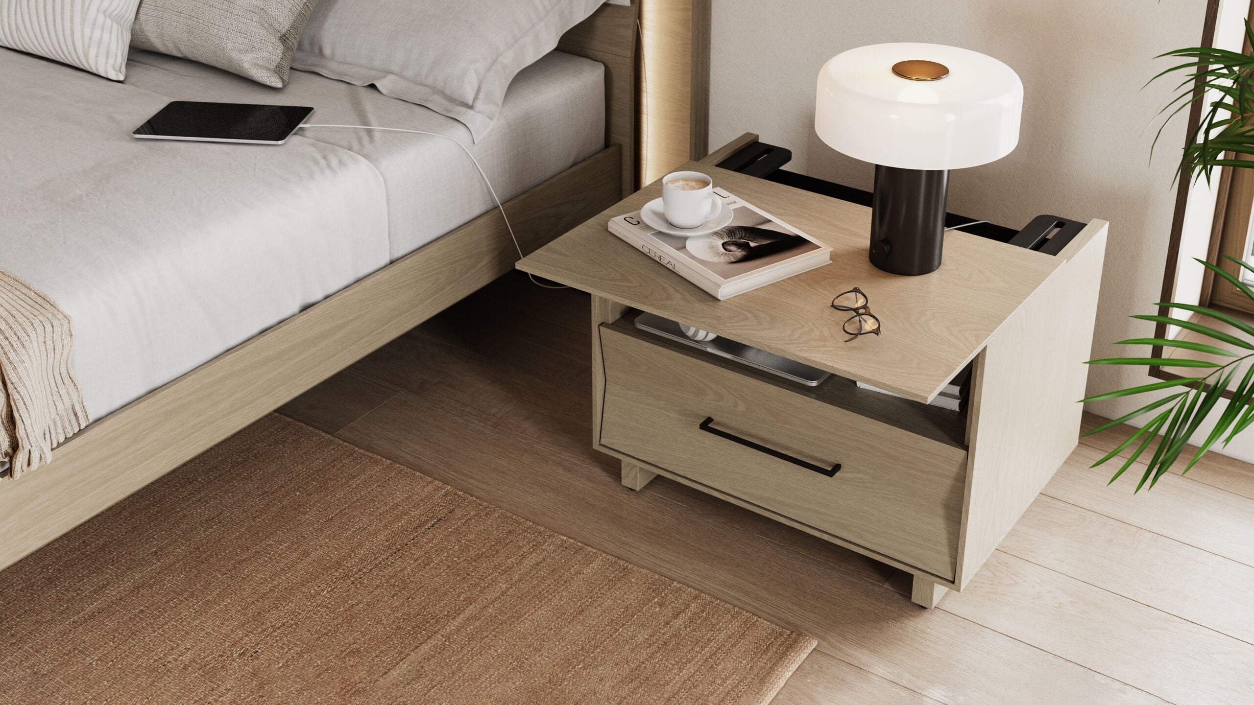 KAVA Bedroom 28-inch Nightstand