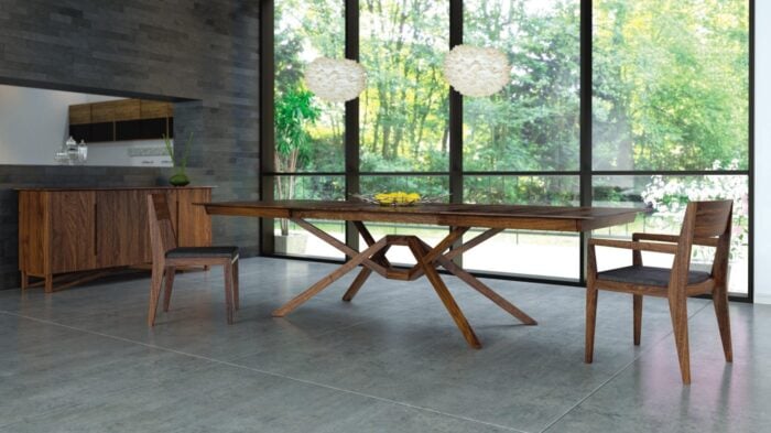 Exeter 42" 2 Leaf Extension Dining Table by Copeland Furniture - Image 3