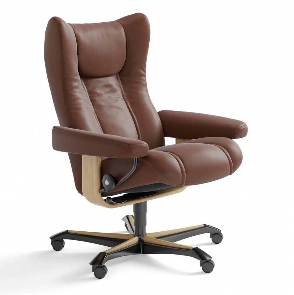 Stressless Wing Signature Base Small Ironhorse Home Furnishings